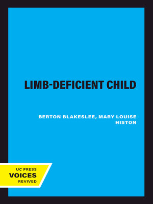 cover image of The Limb-Deficient Child